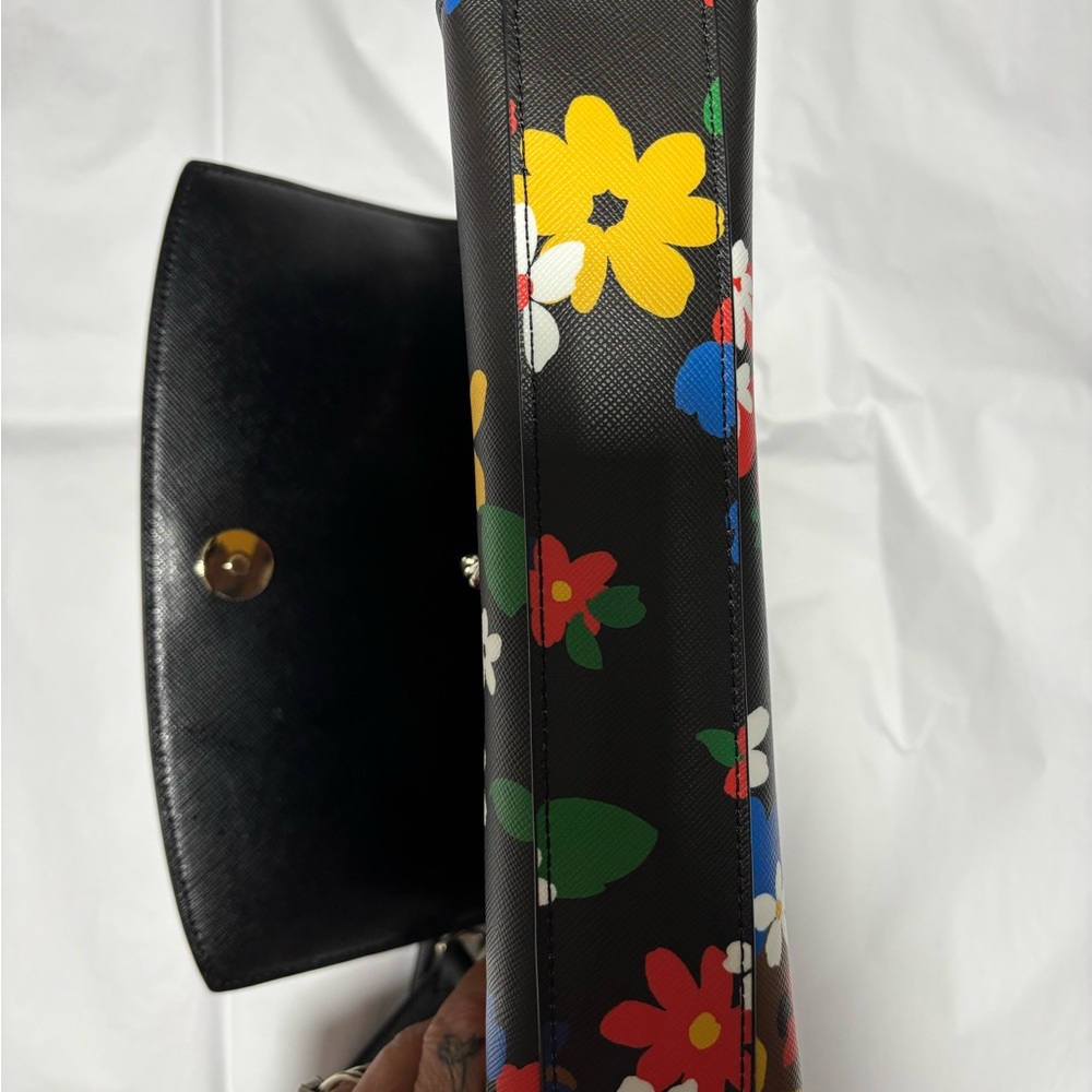 Kate Spade Black Embroidered Crossbody Bag - Picture 2 of 4